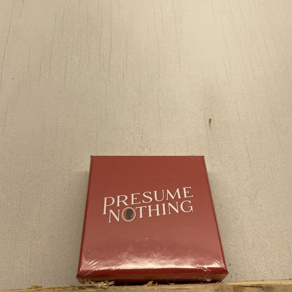 Presume Nothing Card Game Murder Mystery Catch A Killer Travel Date Box Sealed